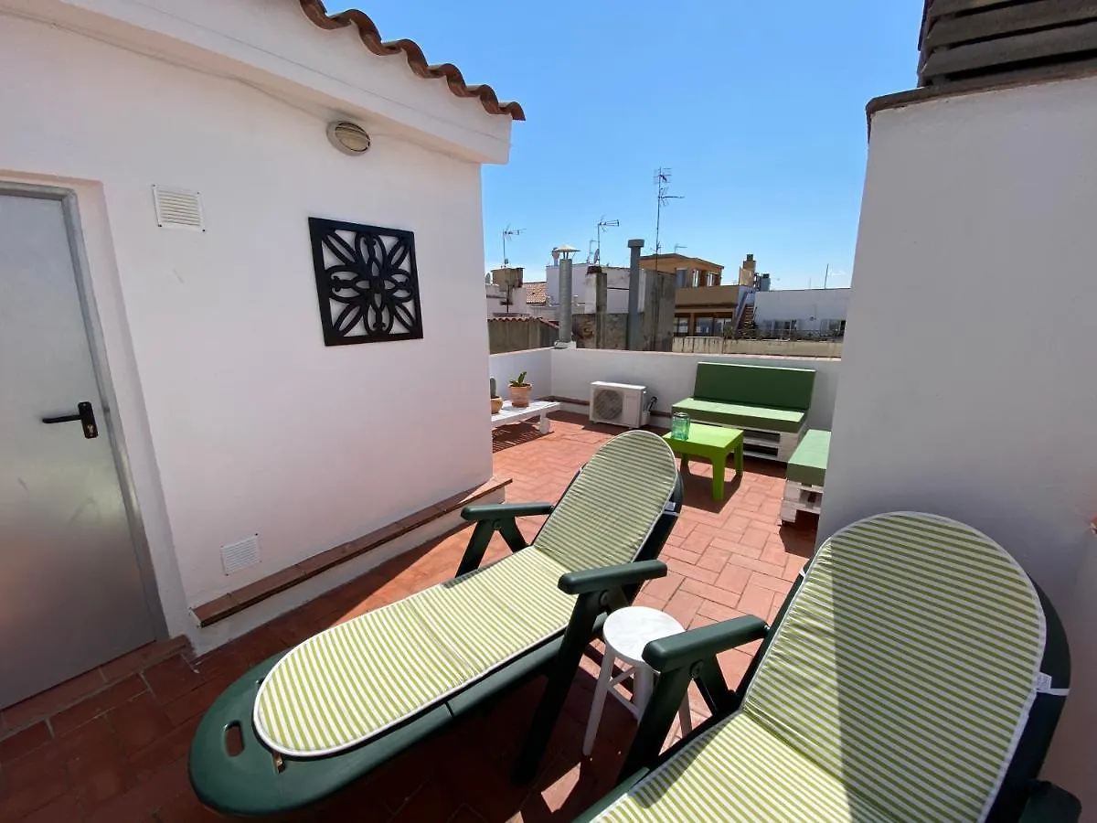 Amazing 2 Bedroom Apartment With Big Sun Terrace Sitges Centre Beach 0*,